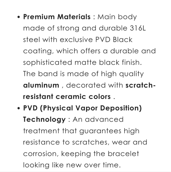 Speedometer Official bracelet, Classic PVD Black - Picture 5 of 6